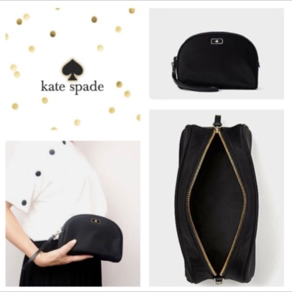 kate spade Handbags - Kate Spade New York Dawn Small Dome Cosmetic Bag With Shopper Bag EUC
